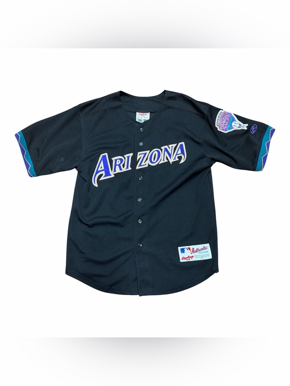 Vintage Rawlings Youth Diamondbacks Jersey